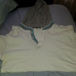 Hoodie t shirt short sleeve